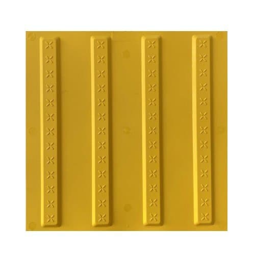 30x30 cm Sarı Termoplastik Poliüretan (TPU) Kılavuz Yüzey (Ekonomik)