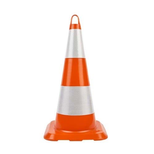 50'lik Kırılmaz Trafik Konisi (2 Reflektifli)