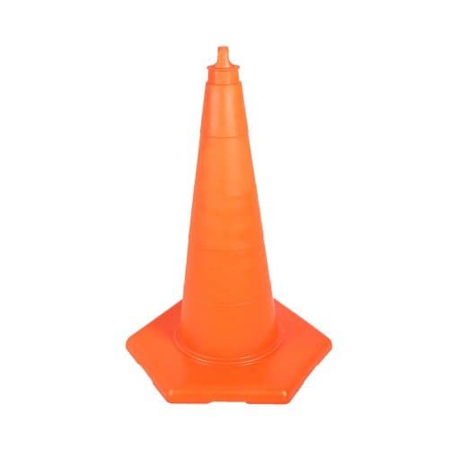 75 cm Kırılmaz Trafik Konisi 2,0 Kg (Reflektifsiz)