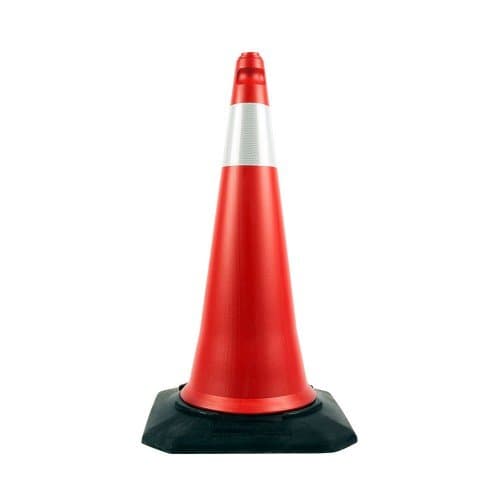 75 cm Şişirme Trafik Konisi (Tek Reflektifli)