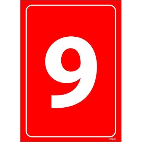 9 Levhası 25x35 cm