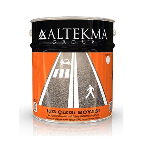 Akrilik İSG Çizgi Boyası - Safety Line Siyah 20 Kg (Altekma)