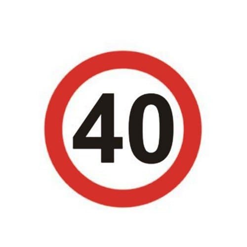 Azami Hız Sınırlaması 40 (TT-29D)