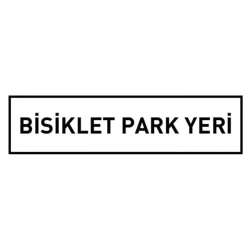 Bisiklet Park Yeri Levhası Trafik Tabelası