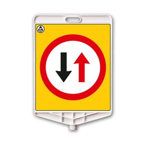 Dikdörtgen Uyari Levhasi (Çift Yönlü Yol)