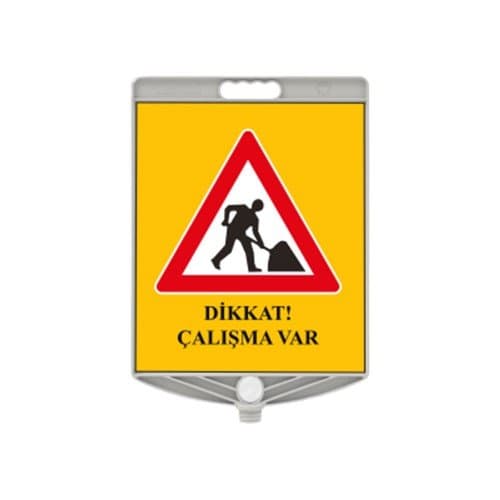 Dikkat Çalışma Var 340X400mm Ppc Uyarı Levhası