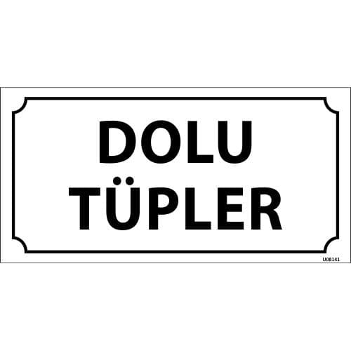 Dolu Tüpler Levhası 12x24 cm