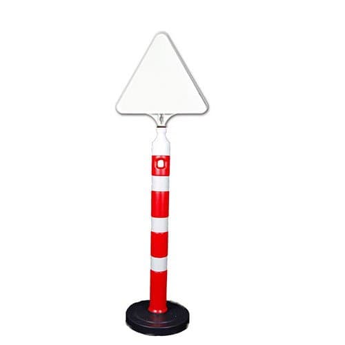 Dubalı Uyarı Dikme 90MM + Üçgen Tabela