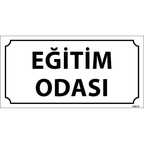 Eğitim Odası Levhası 12x24 cm