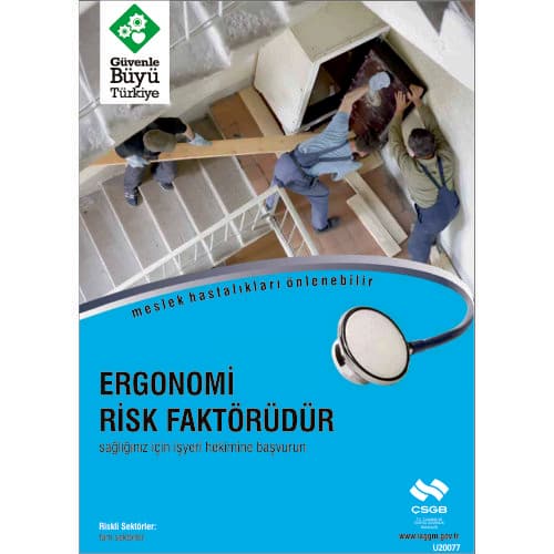 Ergonomi Risk Faktörüdür Levhası 25x35 cm