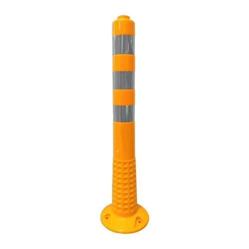 Esnek Şerit Ayırıcı Delinatör Soketli TPE (Sarı 75 Cm)