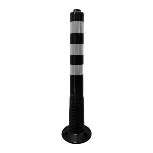Esnek Şerit Ayırıcı Siyah Delinatör 75 cm TPE (Soketli)