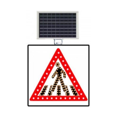 Güneş Enerjili (Solar) Ledli Yaya Geçidi 60x60 cm