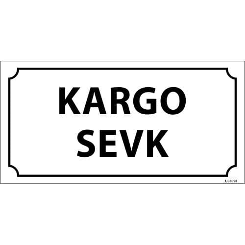 Kargo Sevk Levhası 12x24 cm