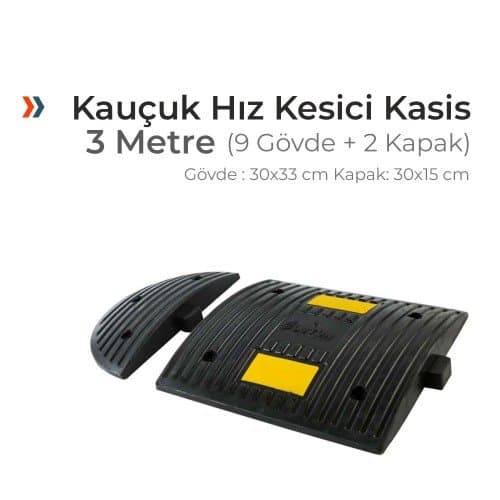 Kauçuk Hız Kesici Kasis Seti 30x33 cm (3 metre)