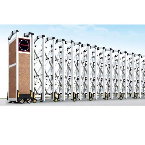 Motorlu Akordiyon Bariyer (Alüminyum) 12 Metre