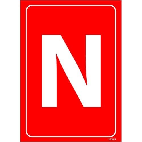 N Levhası 25x35 cm