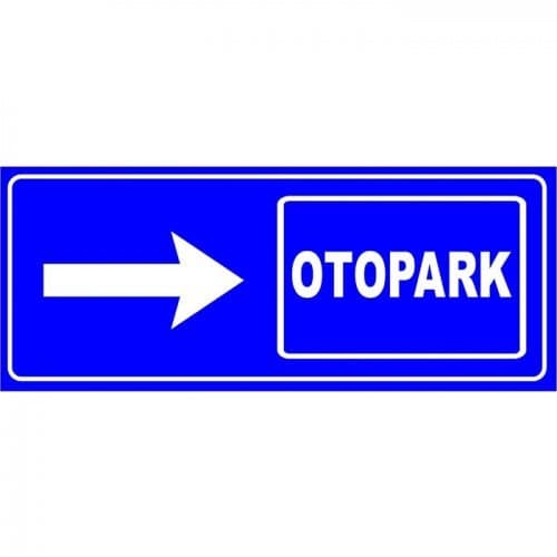 Otopark Yönlendirme Levhası (Sağ)