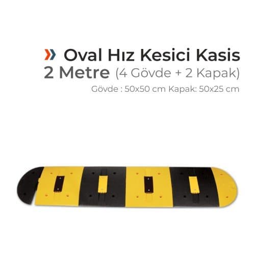 Oval Yol Kasis Seti 50x50 cm (2 Metre)