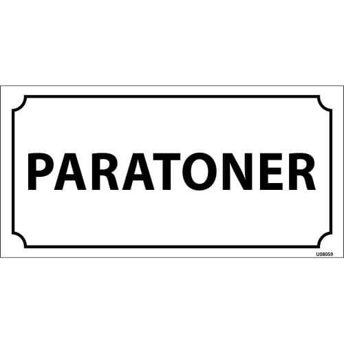 Paratoner Levhası 12x24 cm