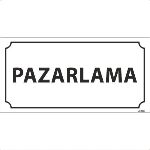 Pazarlama Levhası 12x24 cm