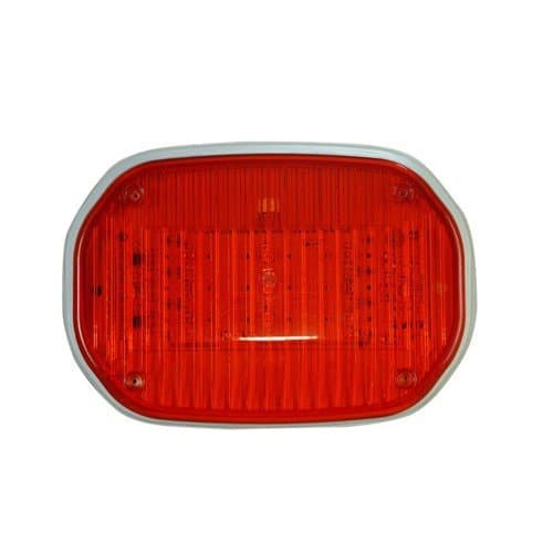Power 6 Ledli Slim Yan Kare (Kırmızı)