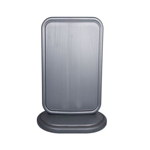 REKLAM DUBASI GRİ 45x75 cm