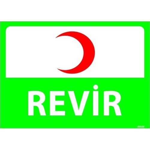 Revir Levhası 25x35 cm