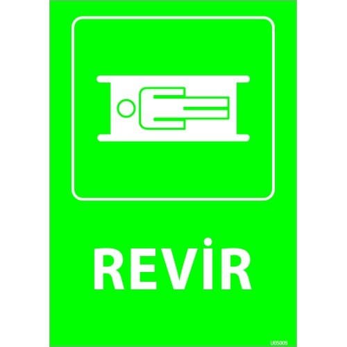 Revir Levhası 25x35 cm