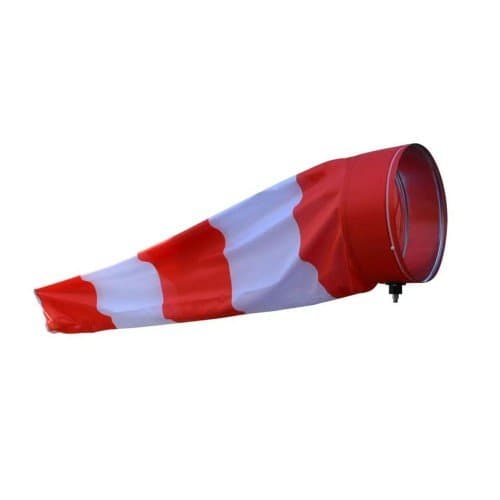 Rüzgar Tulumu Ø40 Kırmızı Beyaz 200 cm