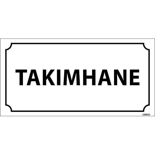 TakımHane Levhası 12x24 cm