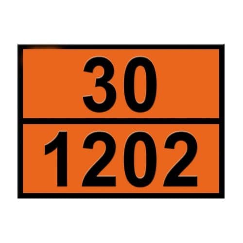 Tanker Fosforlu Yazı Levhası 30 1202 (Mazot - Motorin Tanker)