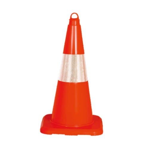 Tpe Trafik Konisi (50 Cm) (Tek Reflektifli)
