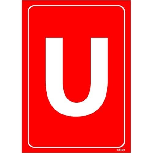 U Levhası 25x35 cm