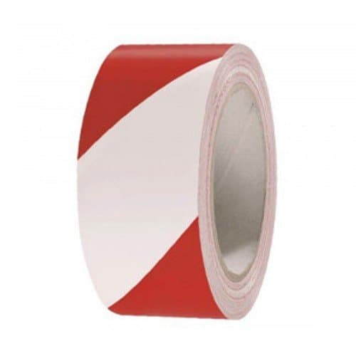 YER İŞARETLEME BANTI - KIRMIZI BEYAZ (5 cm x 30 mt)
