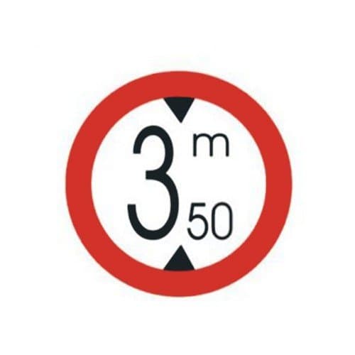 Yüksekliği 3,5 M'den Fazla Olan Araç Giremez (TT-21)