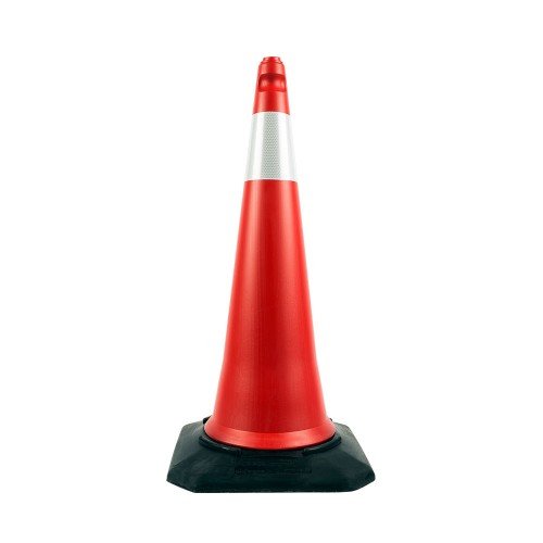 110 cm Şişirme Trafik Konisi (Çift Reflektifli)