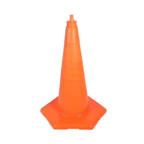 75 cm Kırılmaz Trafik Konisi 2,0 Kg (Reflektifsiz)