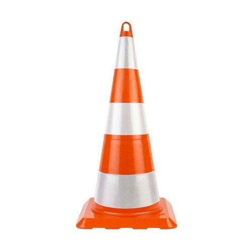 75'lik Kırılmaz Trafik Konisi (3 Reflektifli)