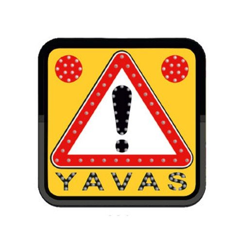 Ac Ledli Yol Bakim Levhasi (60X60Cm) Yavaş