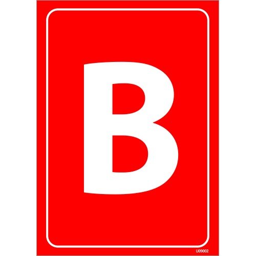 B Levhası 25x35 cm