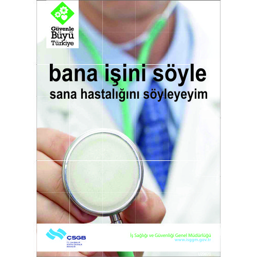 Bana İşini Söyle Sana Hastalığını Söyleyeyim Levhası 25x35 cm