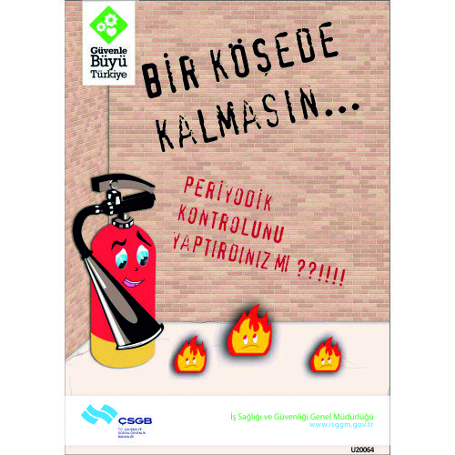 Bir Köşede Kalmasın Levhası 25x35 cm