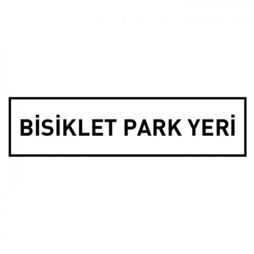 Bisiklet Park Yeri Levhası Trafik Tabelası