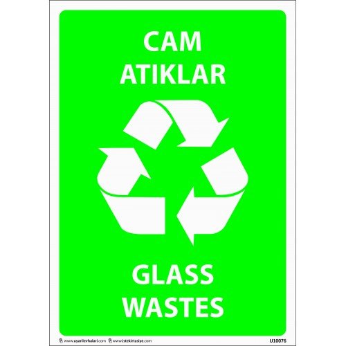 Cam Atıklar Levhası 25x35 cm