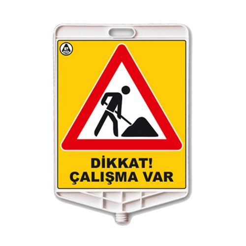 Dikdörtgen Uyari Levhasi (Yolda Çalişma Var)