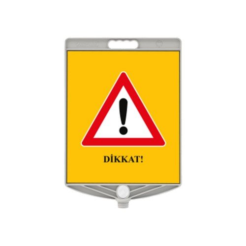 Dikkat Uyarı Tabelası 340X400mm Ppc Uyarı Levhası