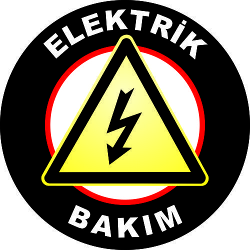 Elektrik Bakım Levhası 25x35 cm