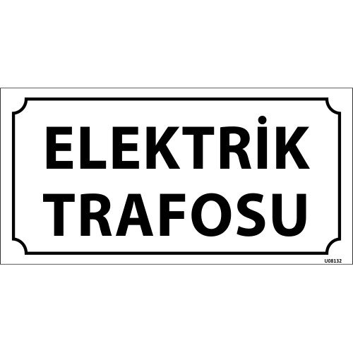 Elektrik Trafosu Levhası 12x24 cm