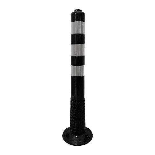Esnek Şerit Ayırıcı Siyah Delinatör 75 cm TPE (Soketli)